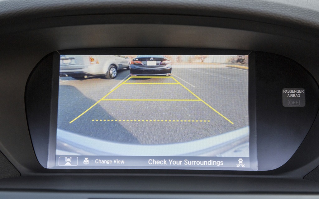 Caméra de recul avec guidage virtuel.