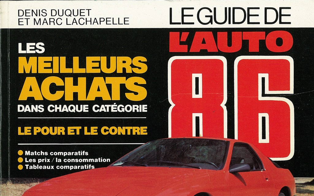 Le Guide de l'auto 1986