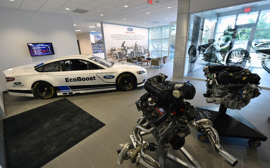 Centre de développement Ford Performance en Caroline du Nord.