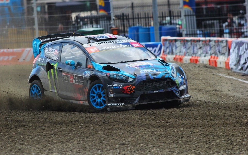 Les exploits de Ken Block en rallye cross consolident l'image de Ford.