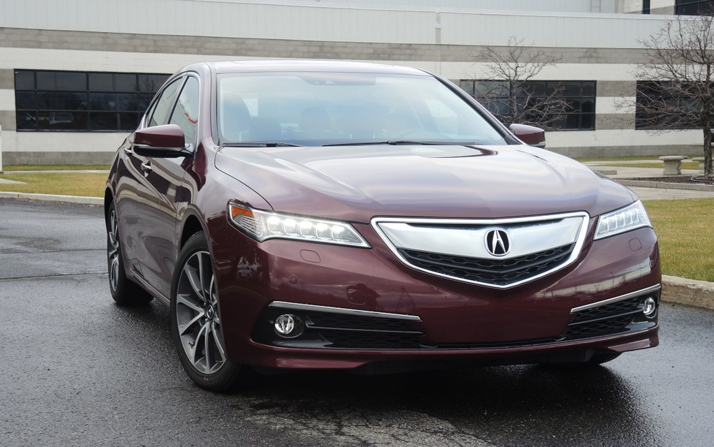 The TLX’s hood is made of aluminum.