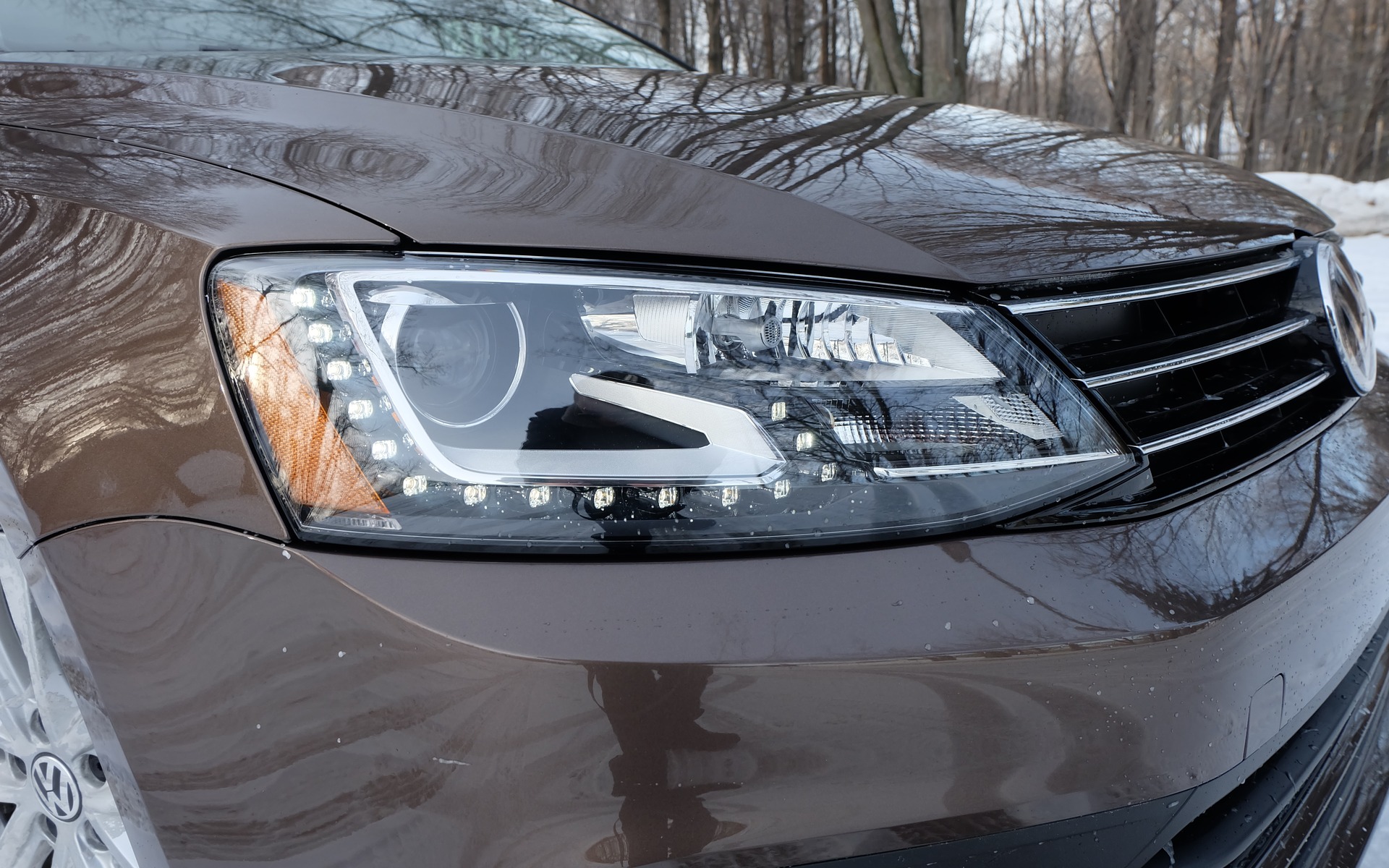 LED headlights are available on the most posh versions.