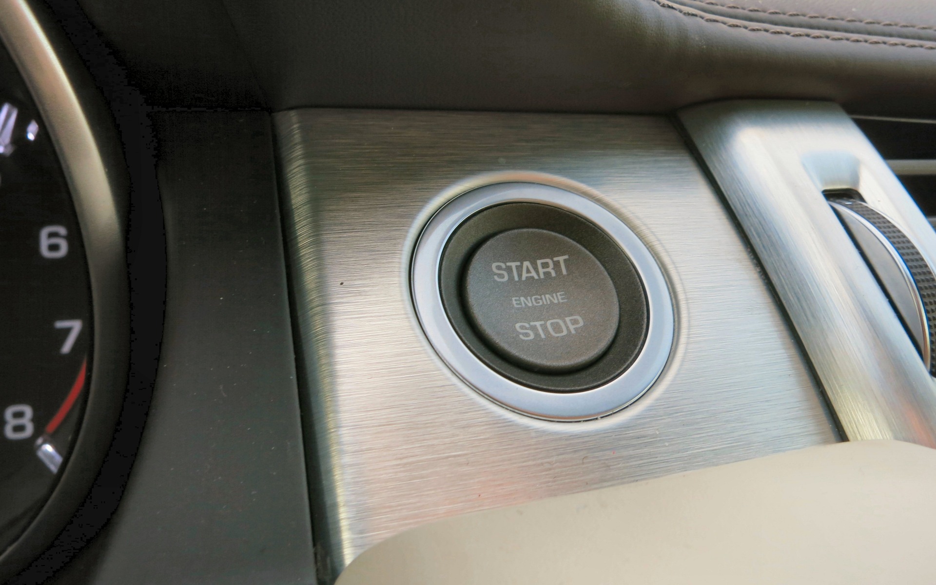 Burnished aluminium highlights the dashboard.