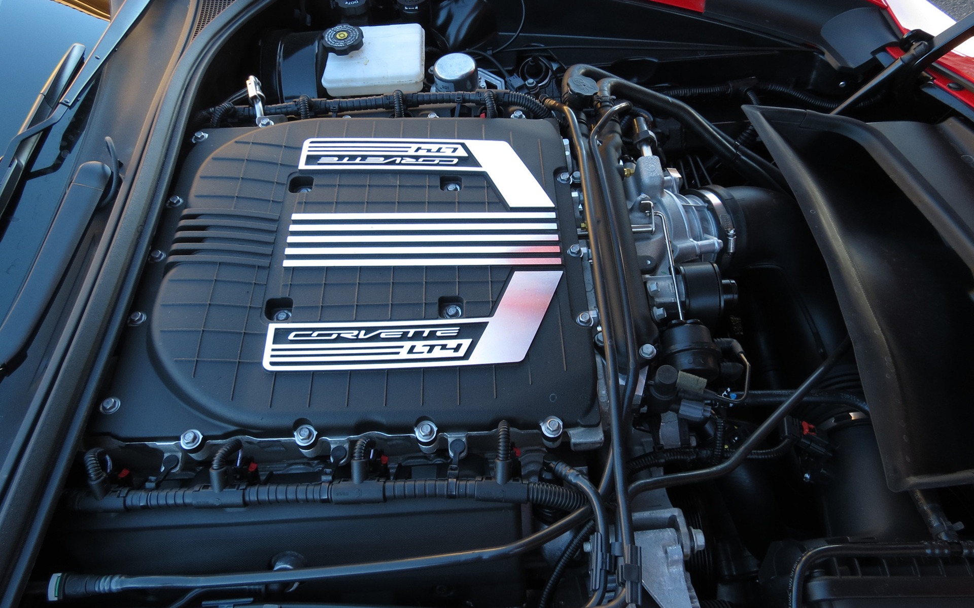 The 6.2-litre V8 is supercharged: a first for the Z06. 