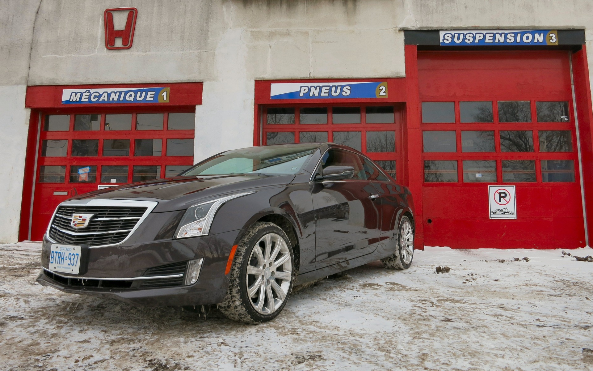 The ATS Coupe is a respectably quick automobile.
