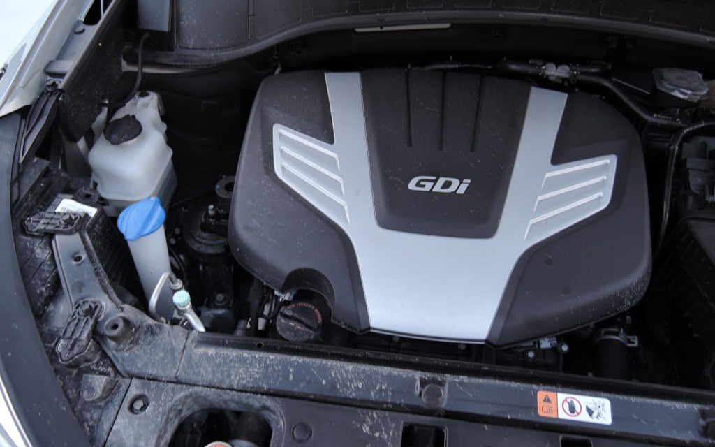 The engine is a 3.3-litre V6.