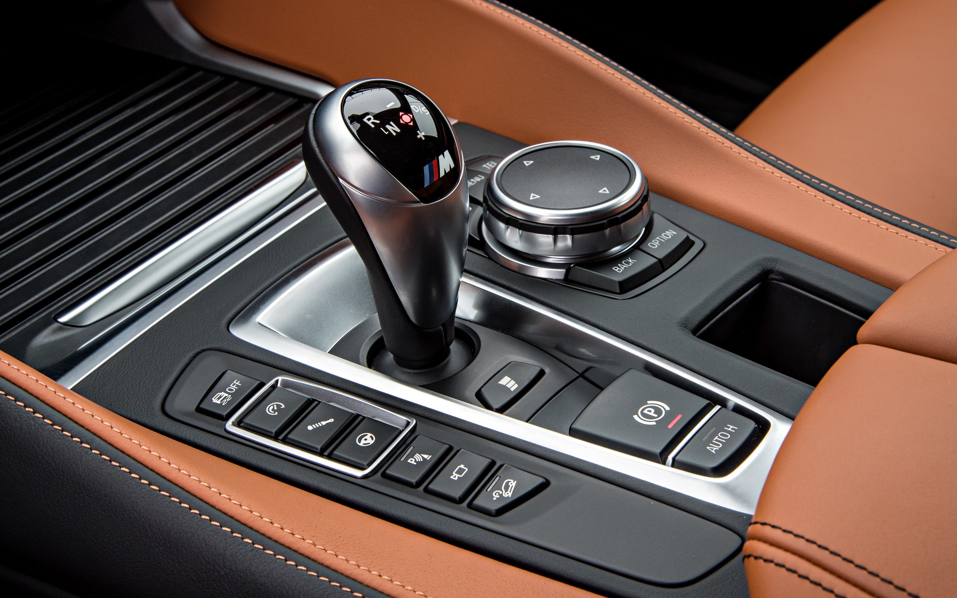 An eight-speed automatic transmission is standard with the X6 M.