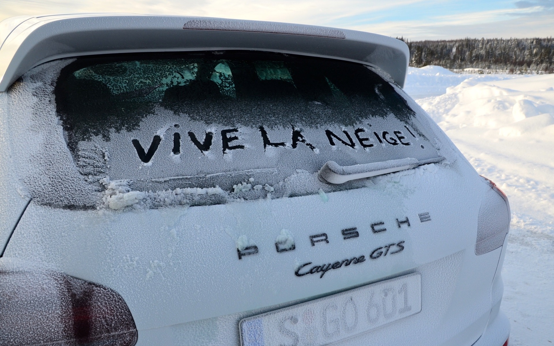 Porsche Cayenne GTS 2016 - Vive la neige !