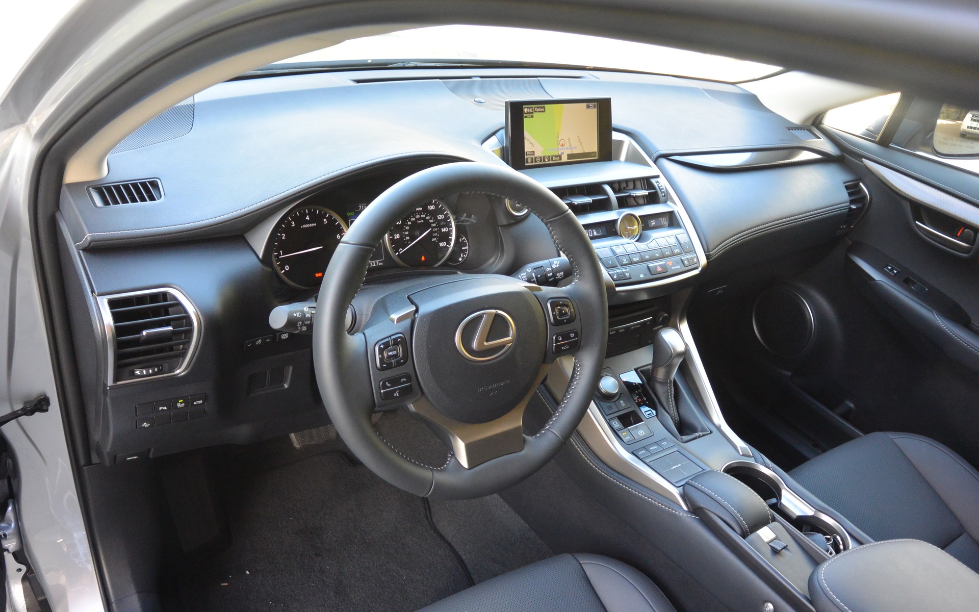 There's a lot of room inside the Lexus NX.