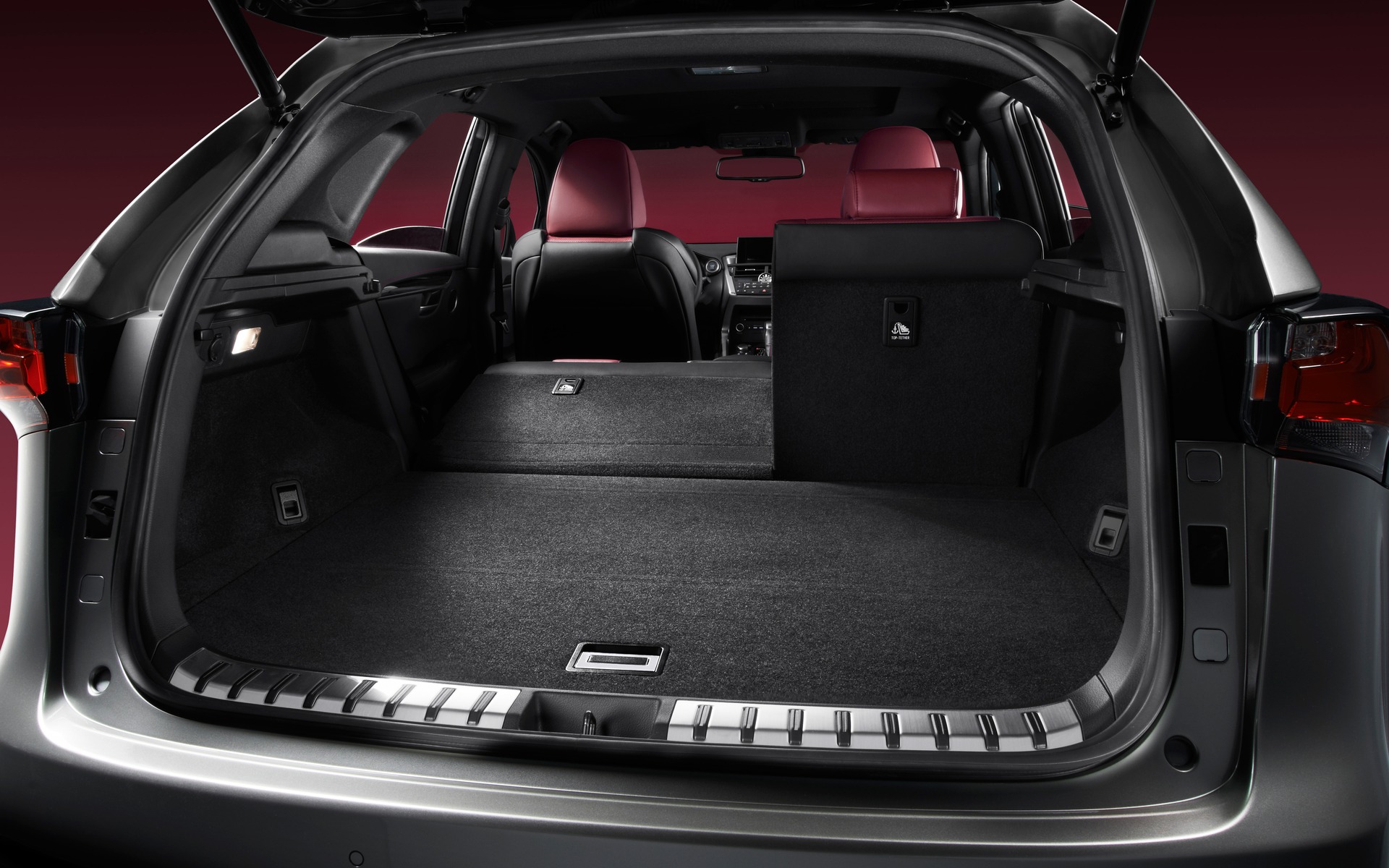 Cargo space is generous inside the NX 300h.