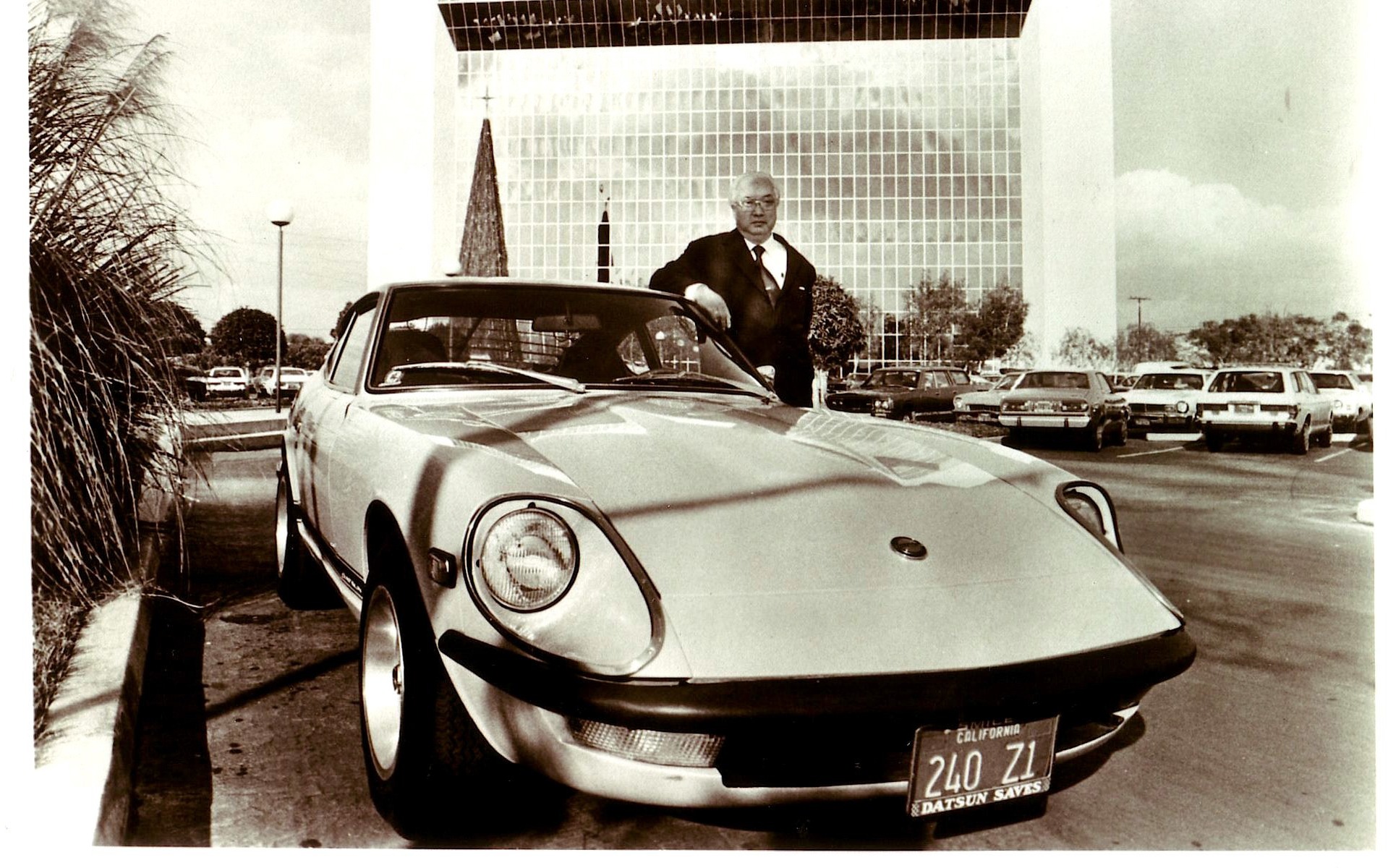 Mr. K, with a Datsun 240Z
