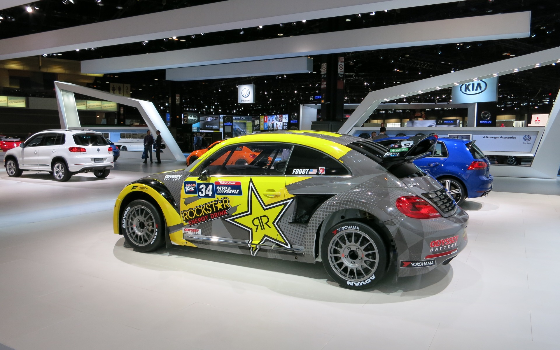 3: Tanner Foust's 540-horsepower, all-wheel drive VW Beetle.