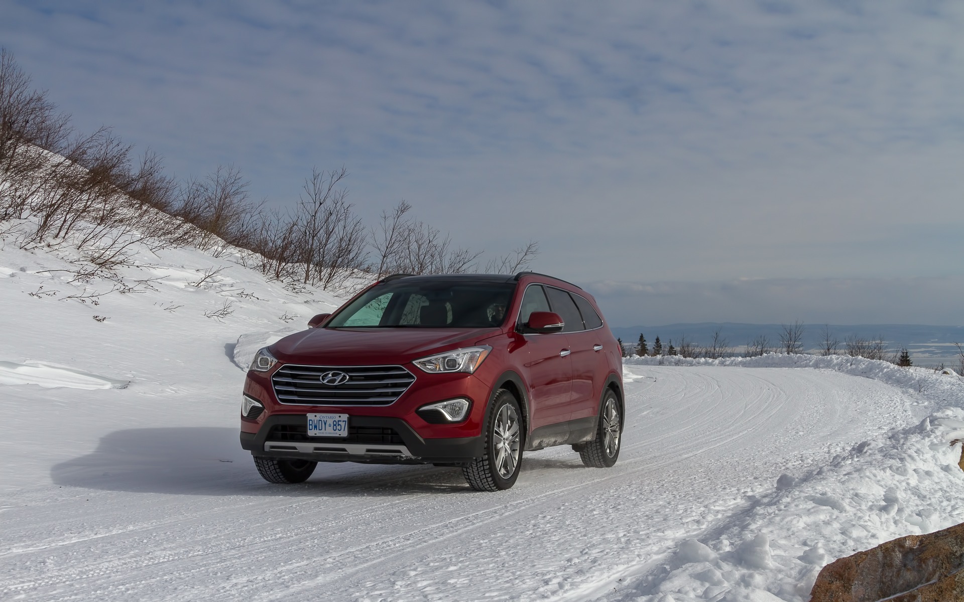 The 2015 Hyundai Santa Fe XL in Quebec’s Charlevoix region.