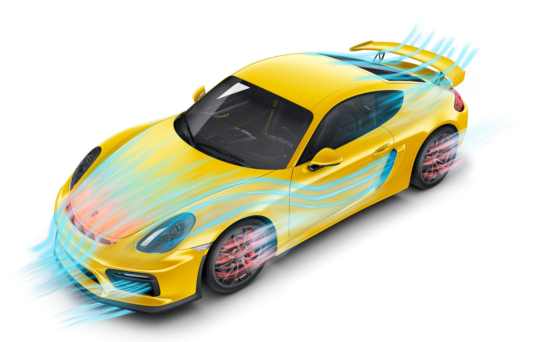 The GT4 offers advanced aerodynamics.