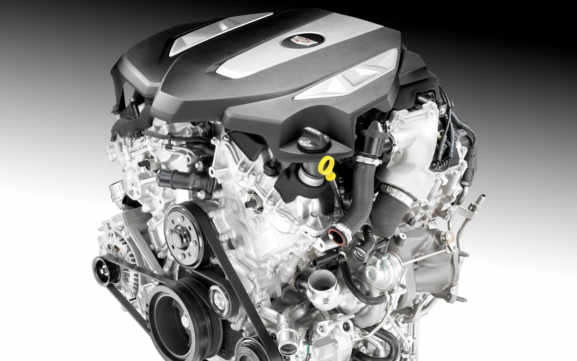 Le moteur V6 3,0 litres double turbo produit 400 chevaux.