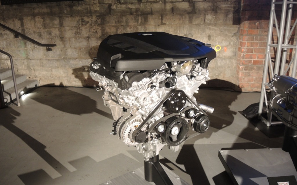 The 3.0-litre twin-turbo is covered by 12 patents.