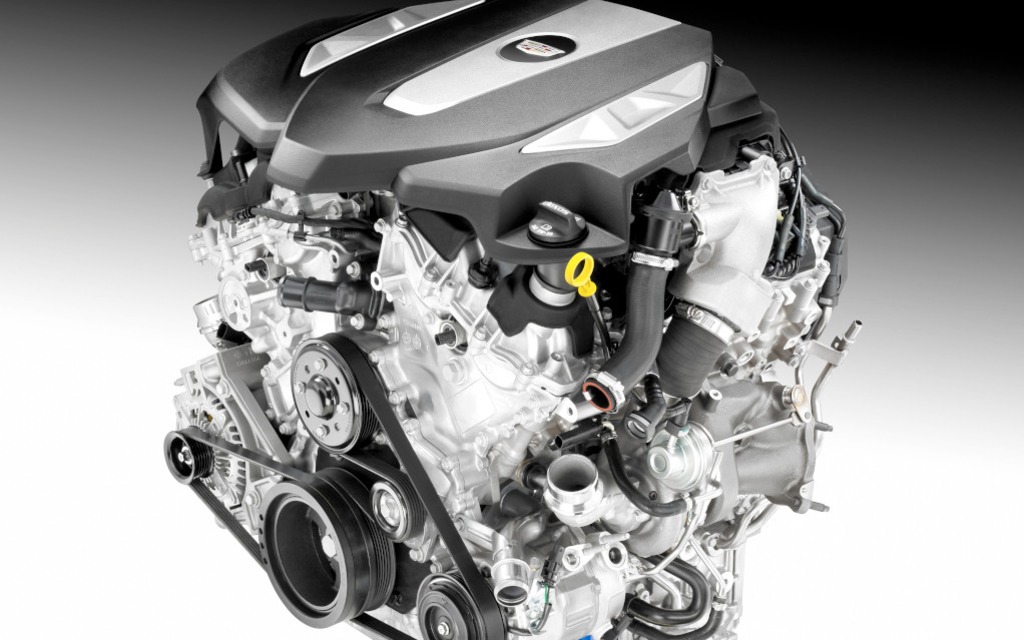 The new turbo 3.0-litre V6 is paired with the new 8L90 transmission.