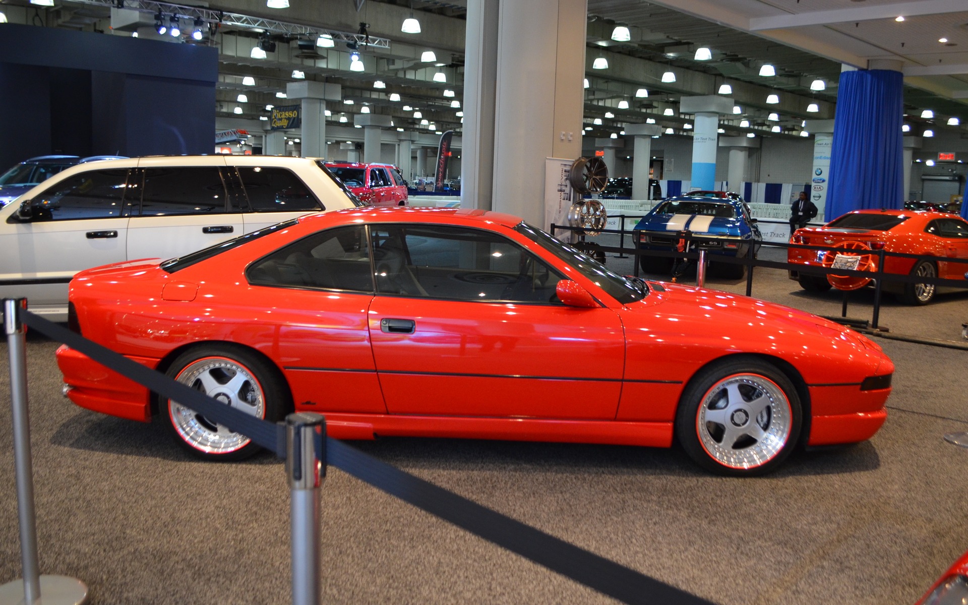 Gorgeous BMW 850i modified by Dinan.