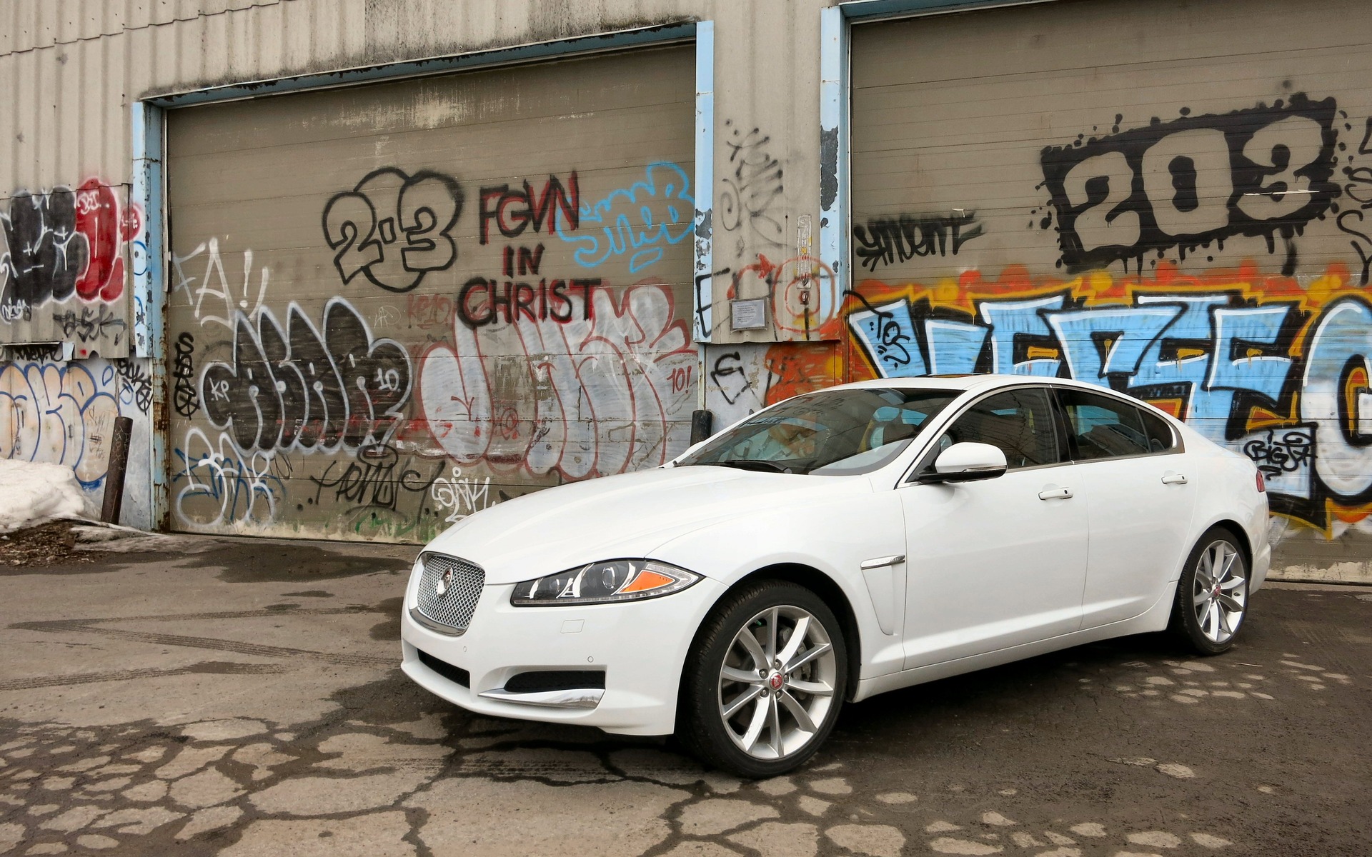 All-wheel drive is both a blessing and a curse for the XF.