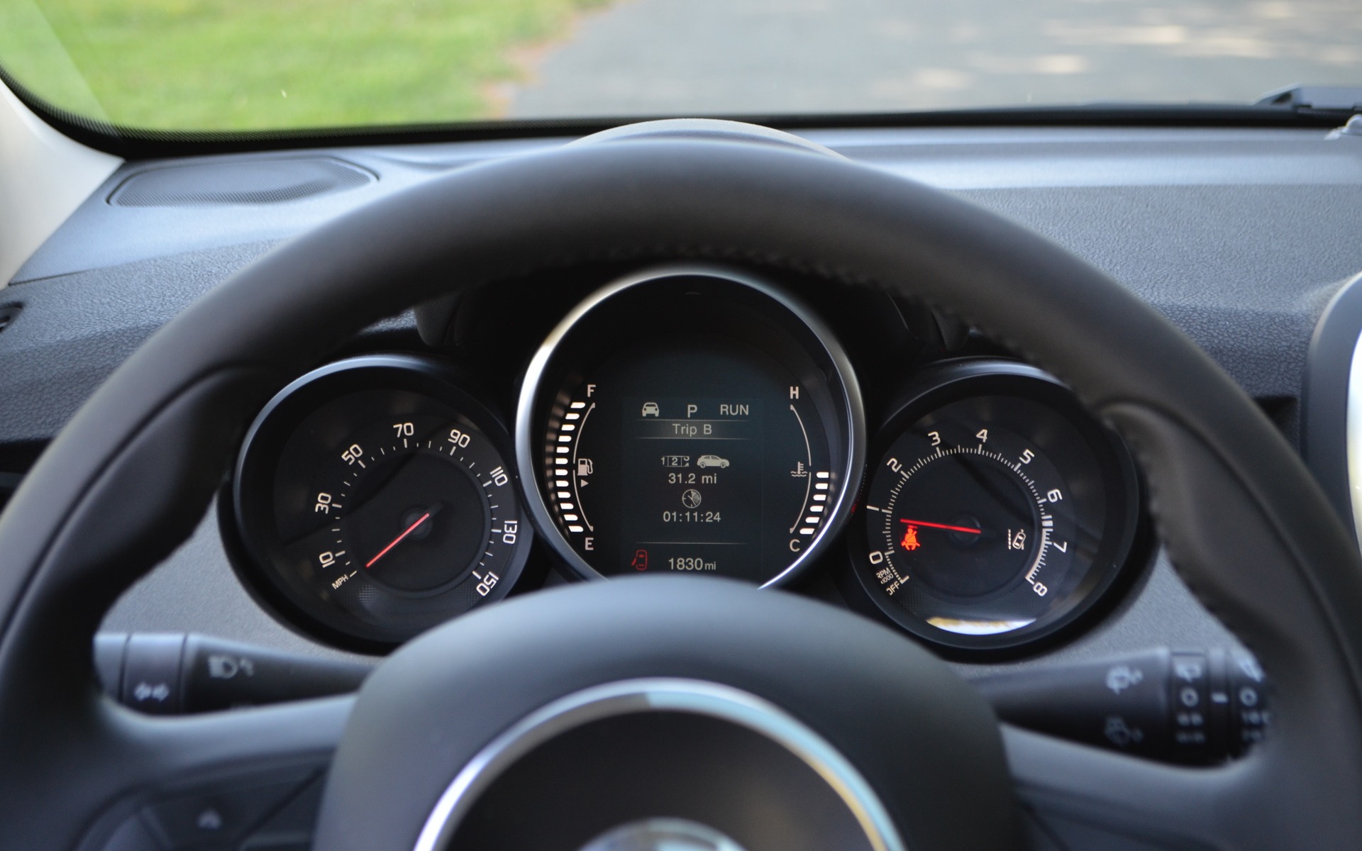 Gauges on the Trekking Plus version with a 2.4-litre engine.