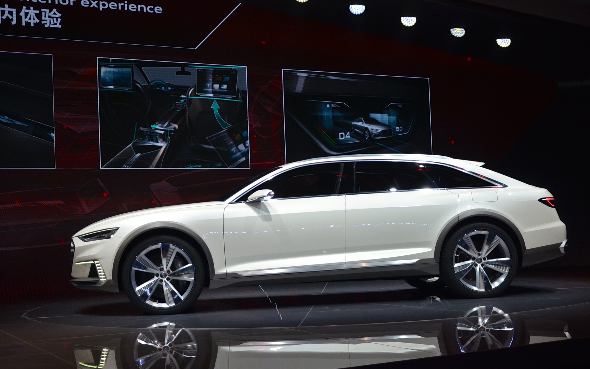 The Audi Prologue Allroad Concept at Auto Shanghai 2015.