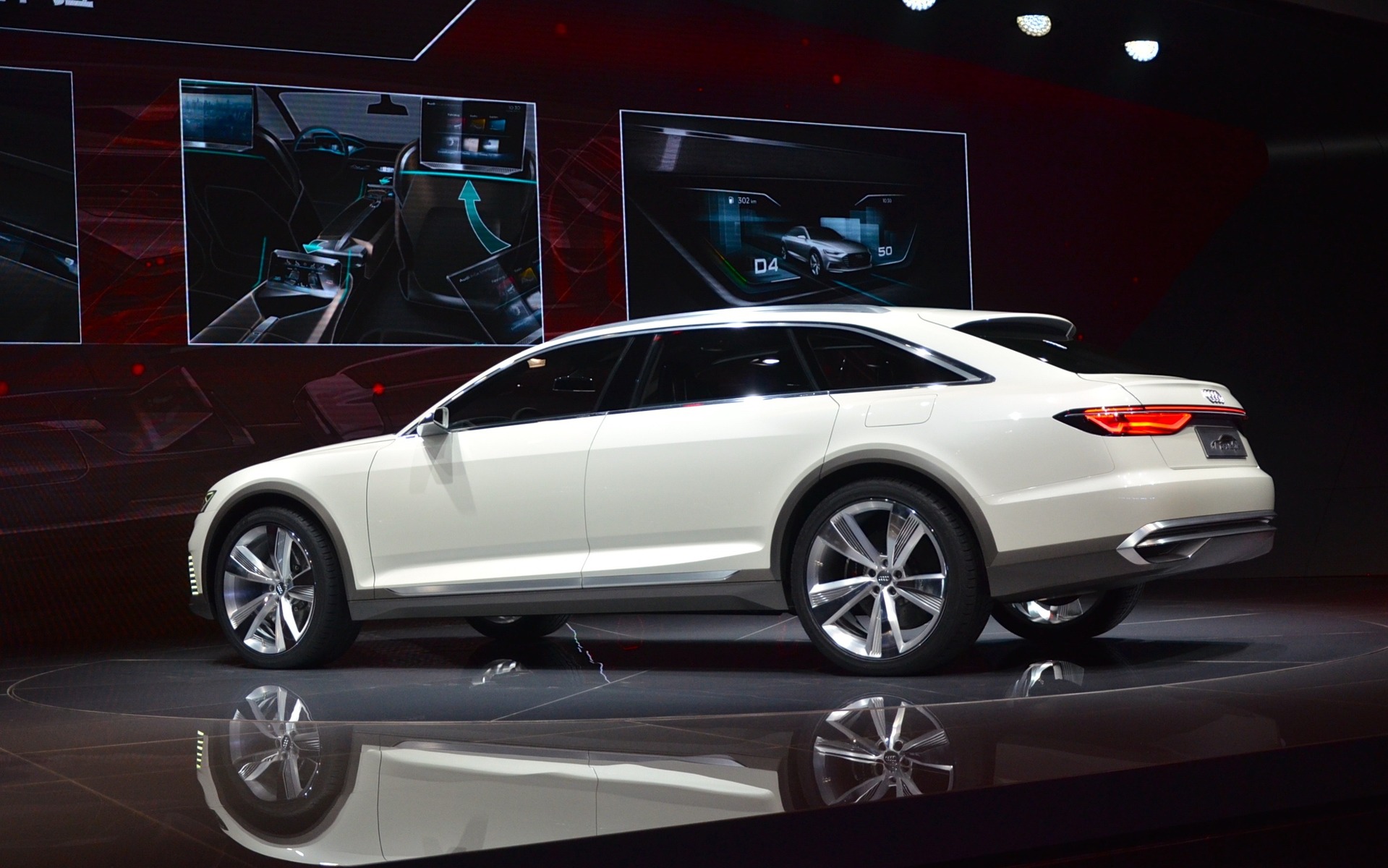 The Audi Prologue Allroad Concept at Auto Shanghai 2015.