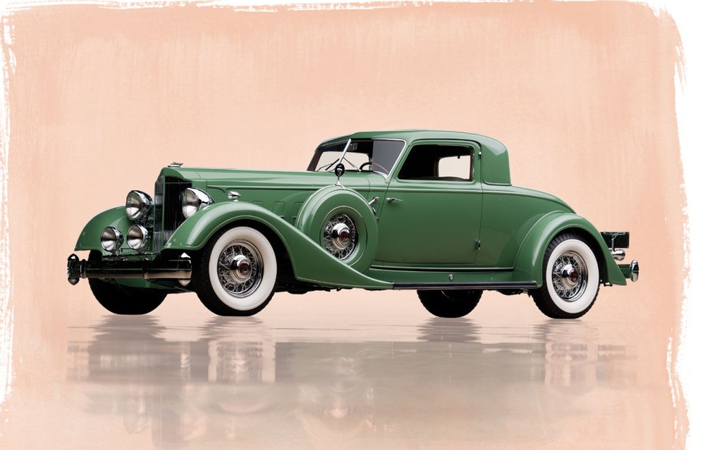 1934 Packard Twelve Individual Custom Stationary Coupe by Dietrich
