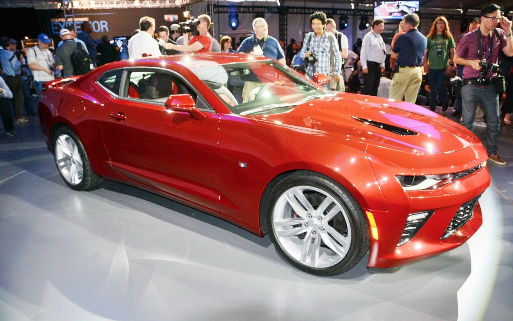 The 2016 Camaro is lower and lighter than the previous model.