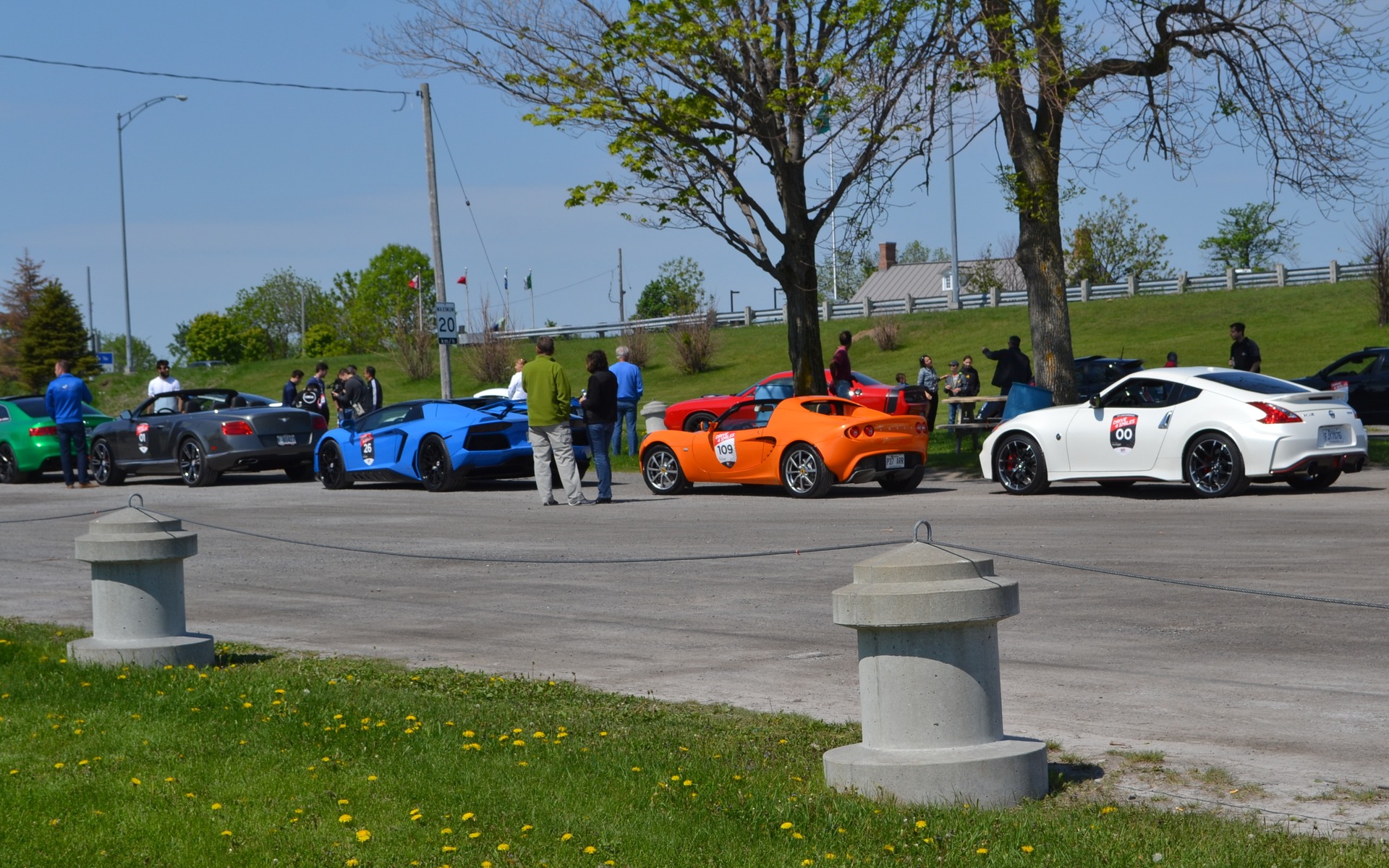 Le premier arrêt, le Parc de la Confédération à Hawkesbury
