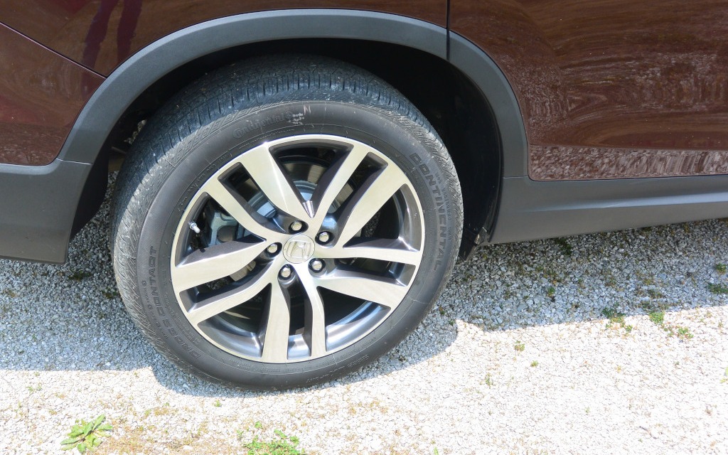 The Touring comes with 20-inch wheels.
