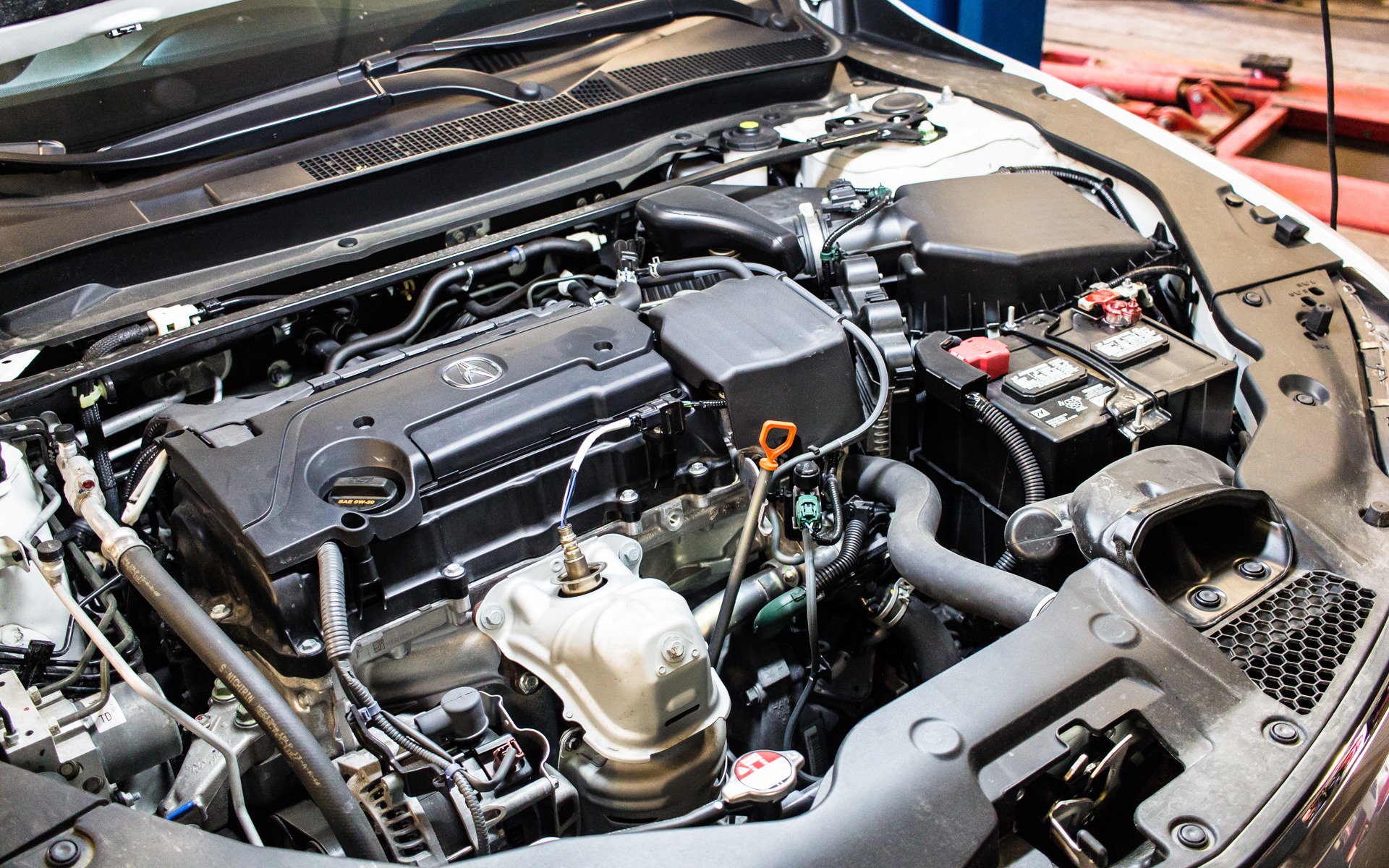 Compartiment moteur du 2,4 litres de Honda/Acura de la TLX.