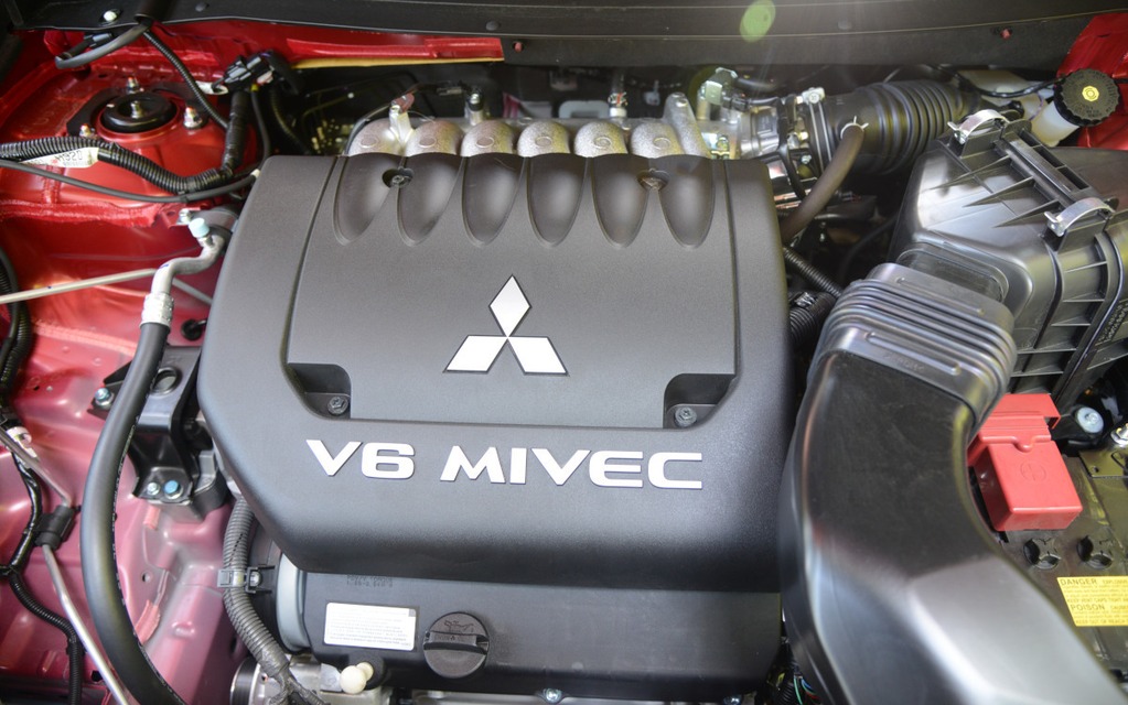 In Canada, the V6 engine is the more popular choice in the Outlander.