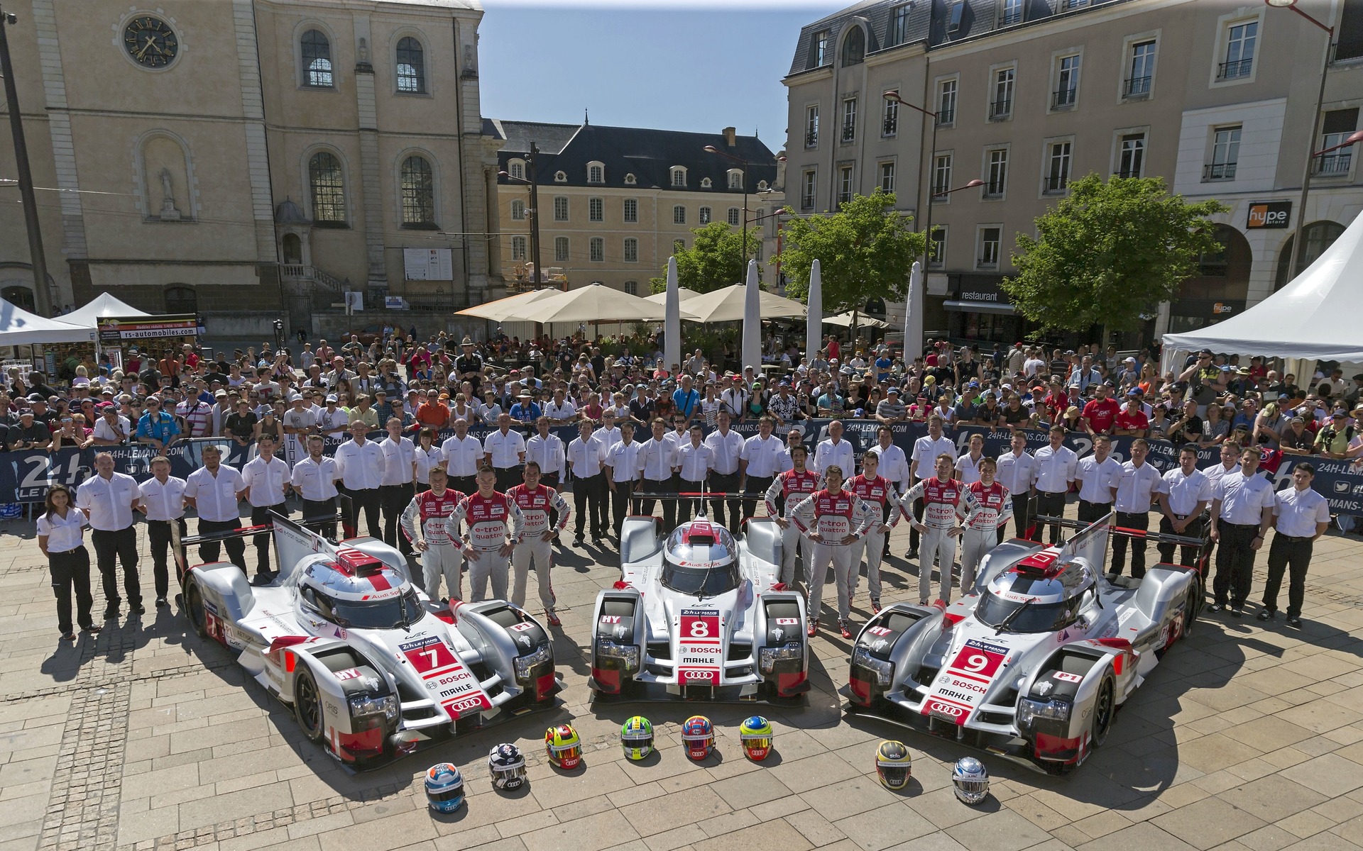 L'équipe Audi Motorsport à l'assaut des 24 Heures du Mans 2015