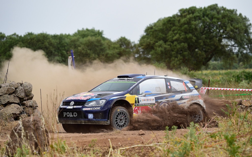 Le rallye d'Italie s'est déroulé entièrement sur le gravier.