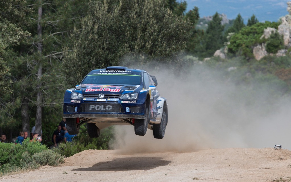 The most spectacular WRC event is held in Sardegna, Italy.