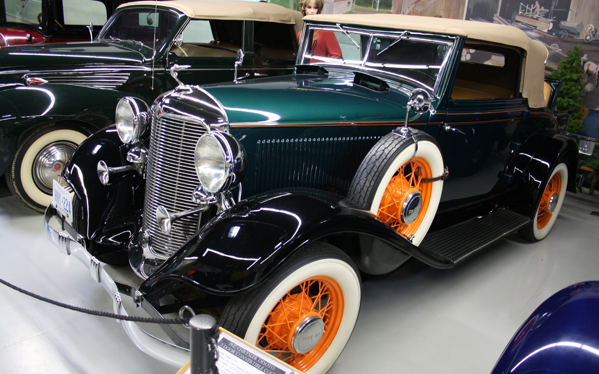1932 Chrysler DeSoto 2-door Convertible Coupe. Built in Windsor, Ontario