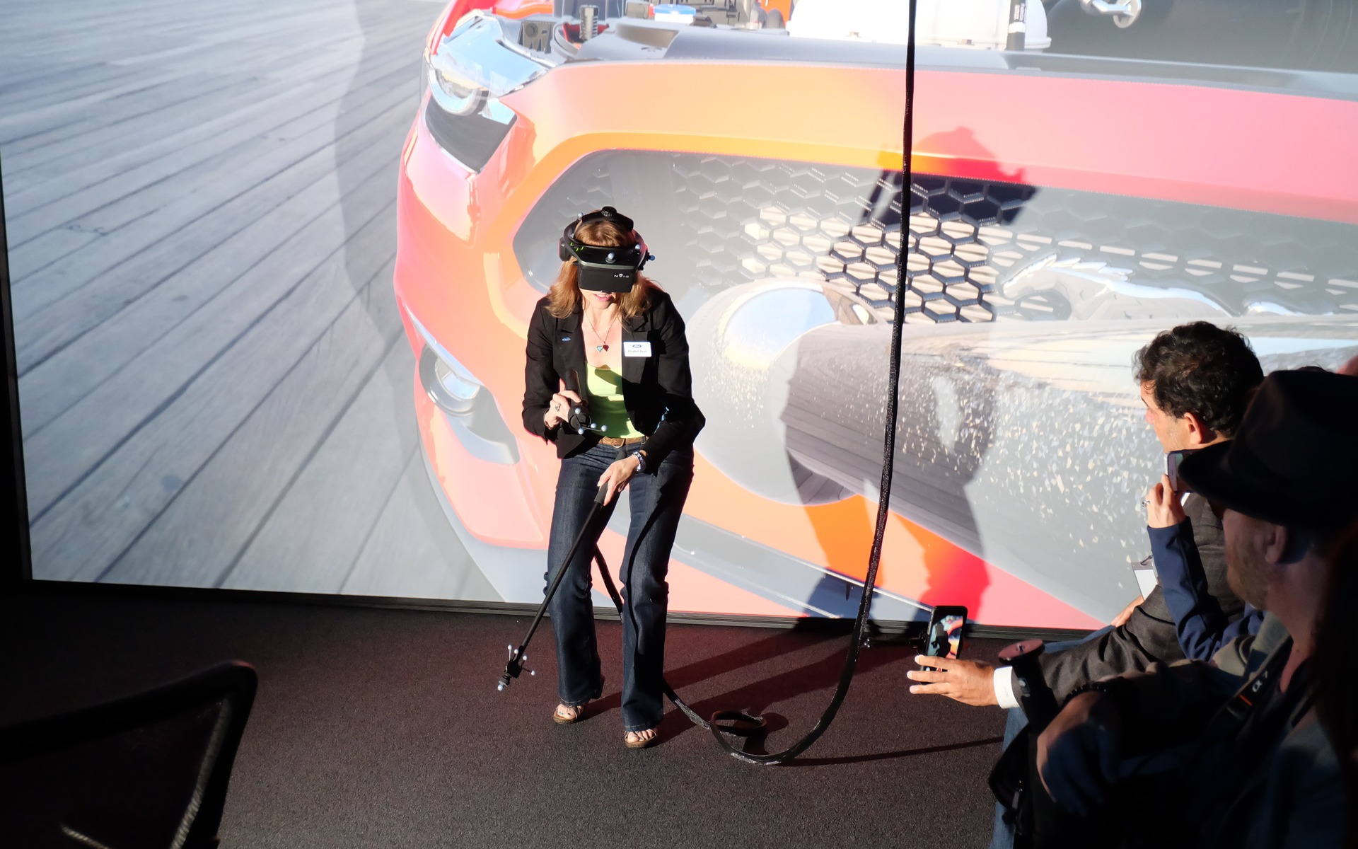Virtual reality looks much better from INSIDE the helmet