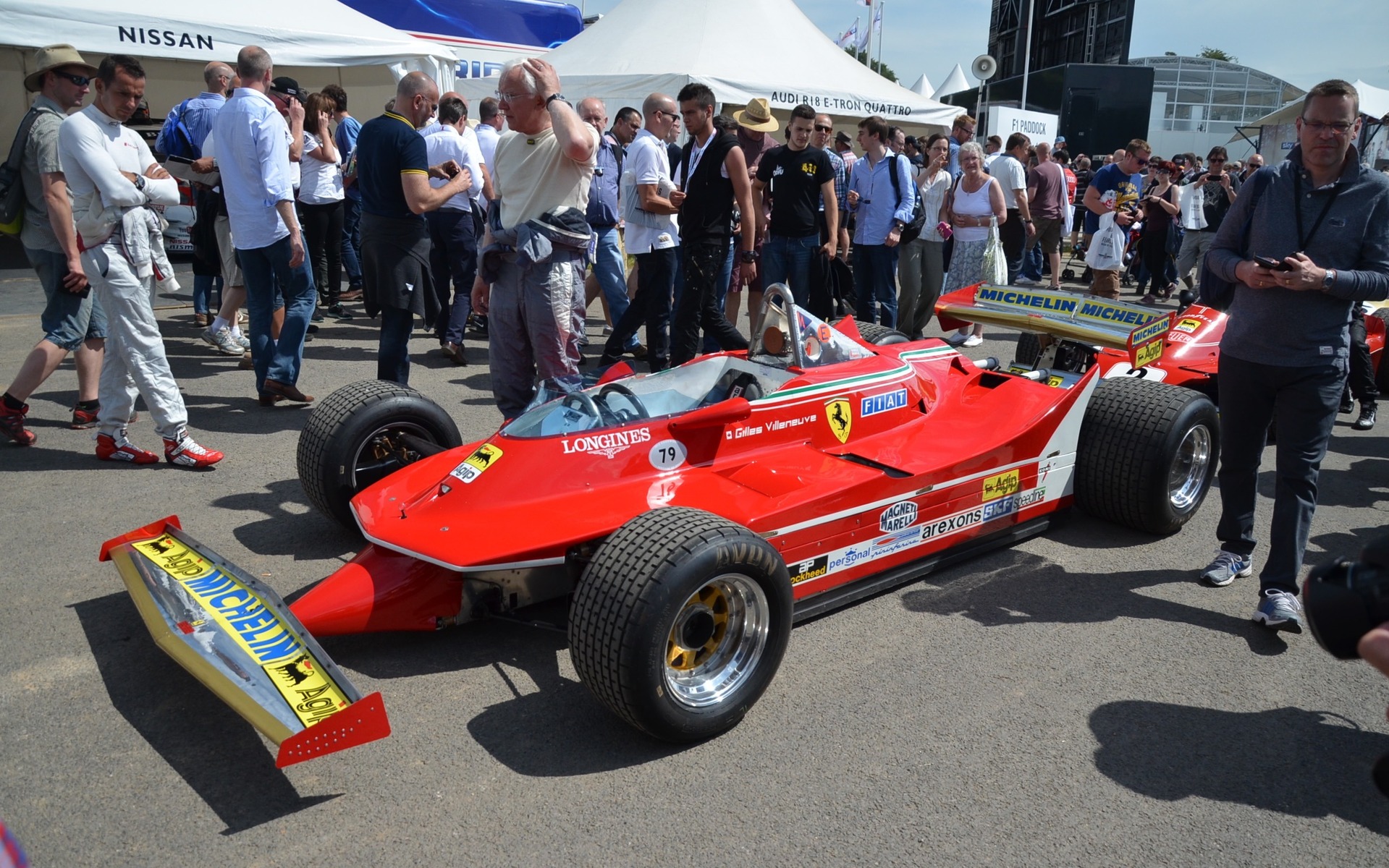 Festival of Speed de Goodwood 2015 - Ferrari 312 T4 de Gilles Villeneuve