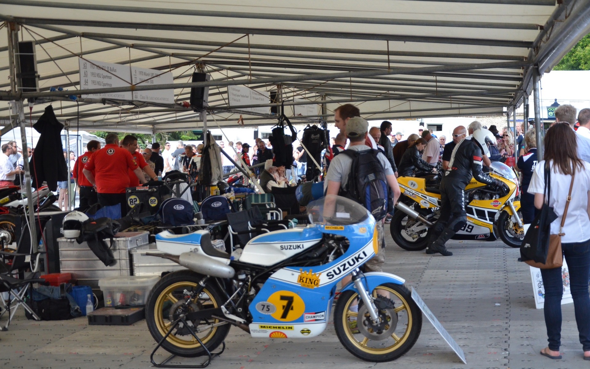 Festival of Speed de Goodwood 2015 - Paddock Motos