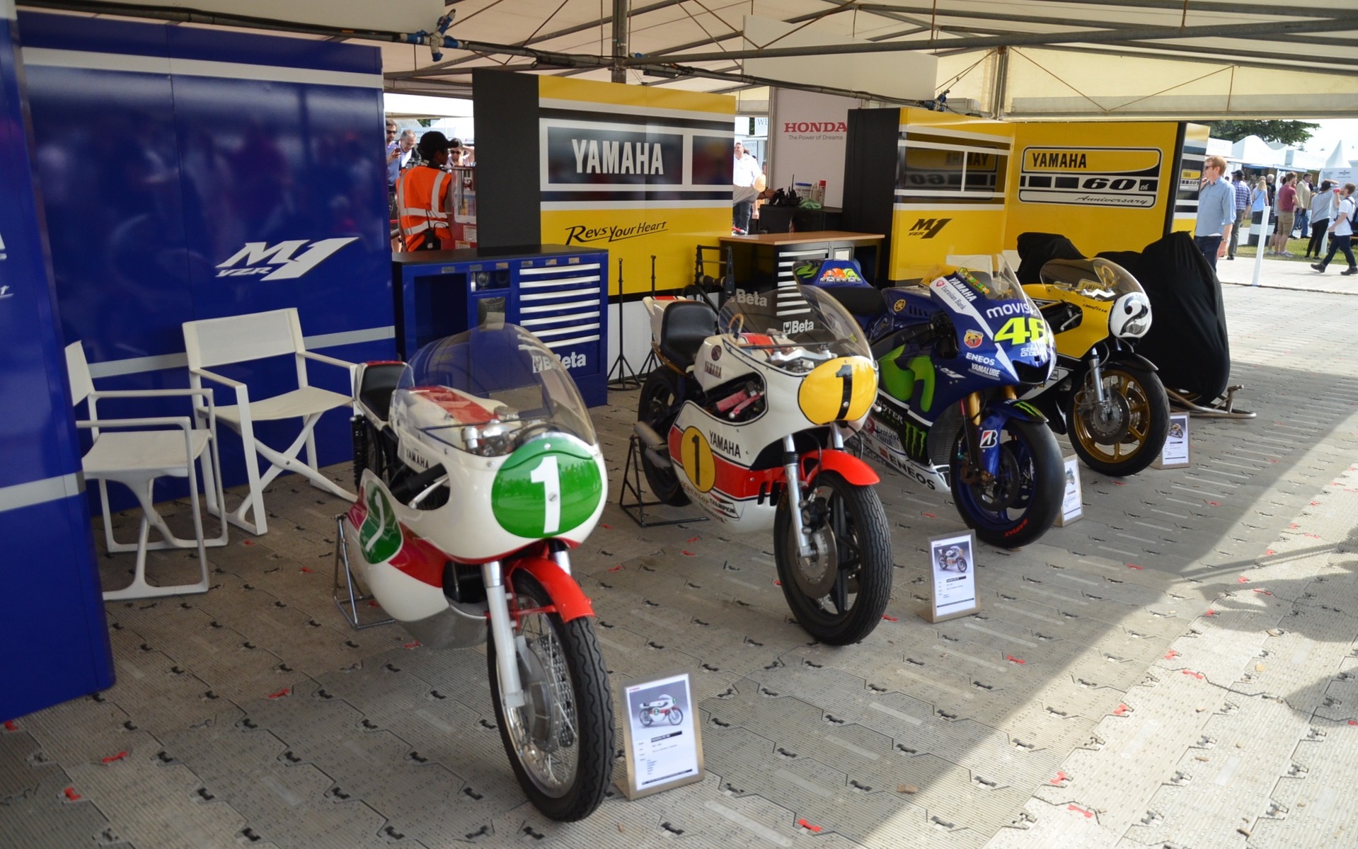 Festival of Speed de Goodwood 2015 - Paddock Motos