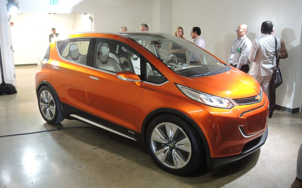 The 100%-electric Bolt EV is scheduled for production.