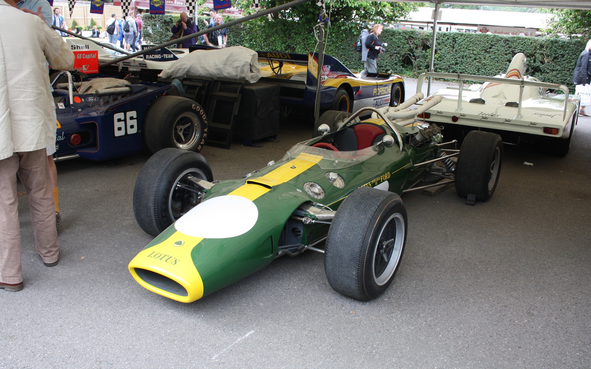 5: L'une des nombreuses Formule 1 de Lotus en exposition.