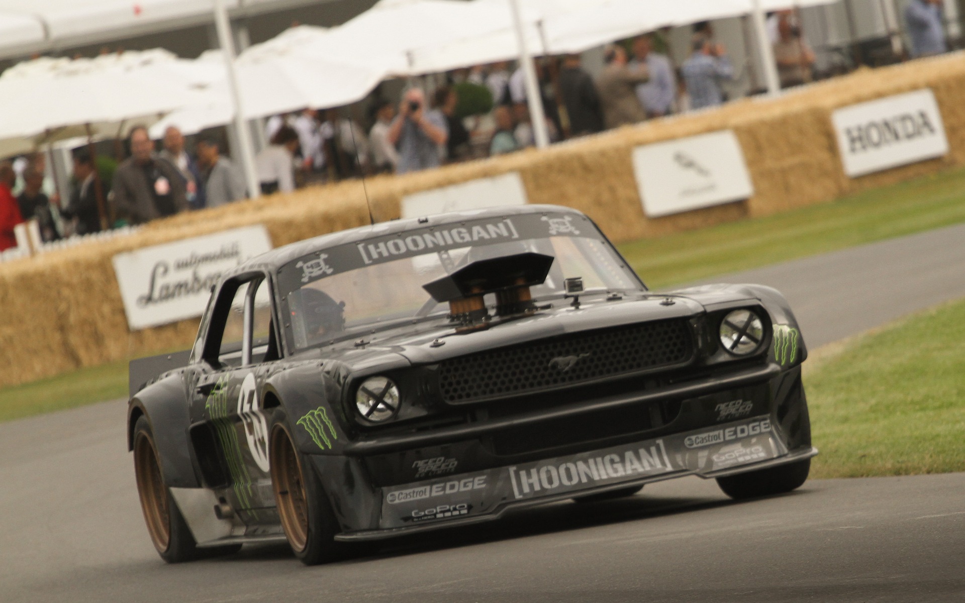 8: Ken Block's Hoonicorn, always fun to see drifting.