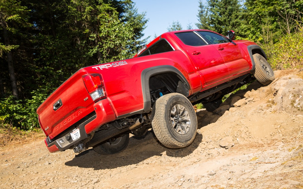 The Tacoma is much more efficient off-road than some of its competitors.
