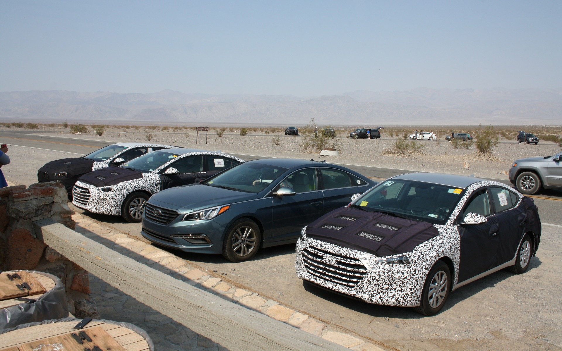Hyundai Elantra 2017 lors d'essais climatiques en Californie et au Nevada