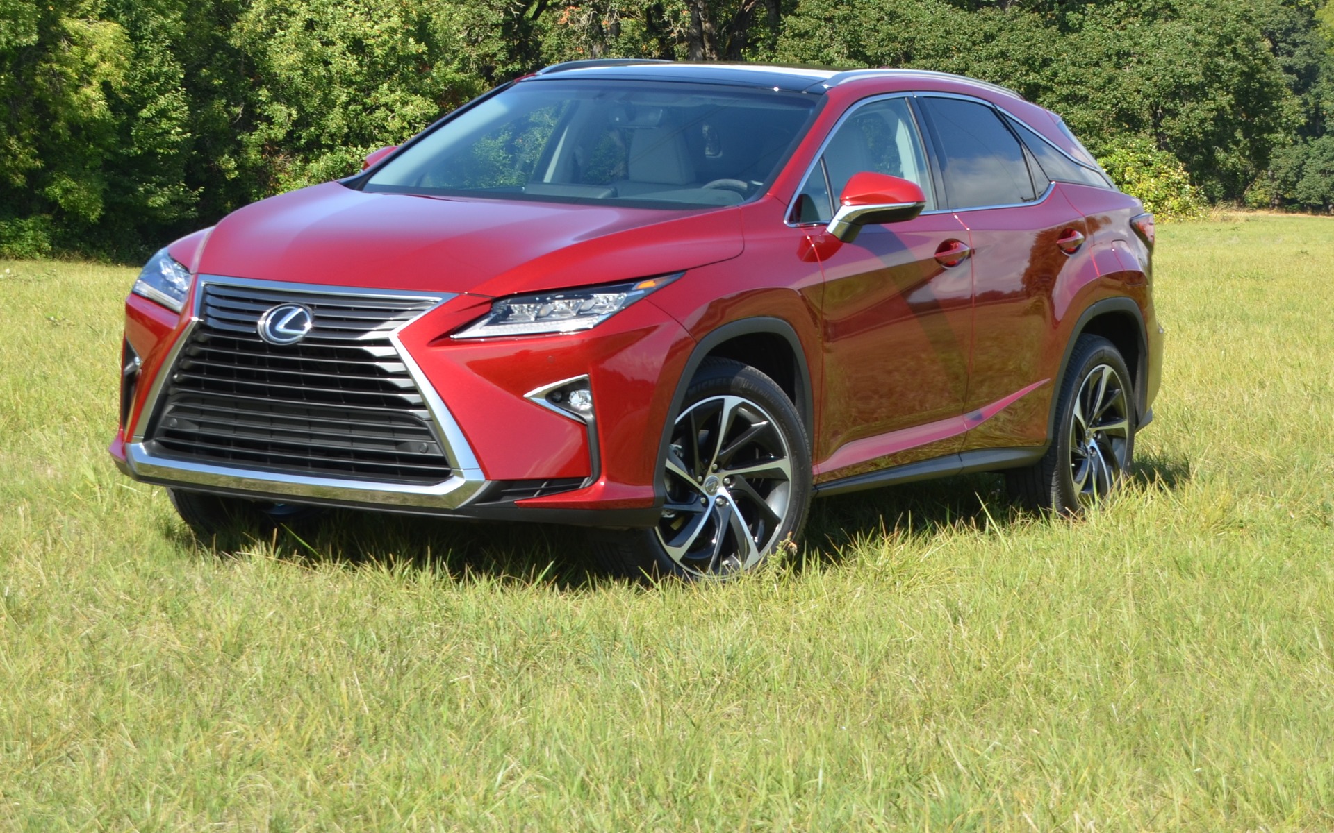 The new Lexus RX is sharply chiselled. This is an RX 350.