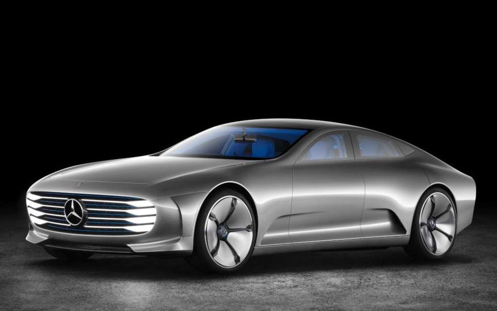 The IAA Concept is a futuristic four-door coupe.