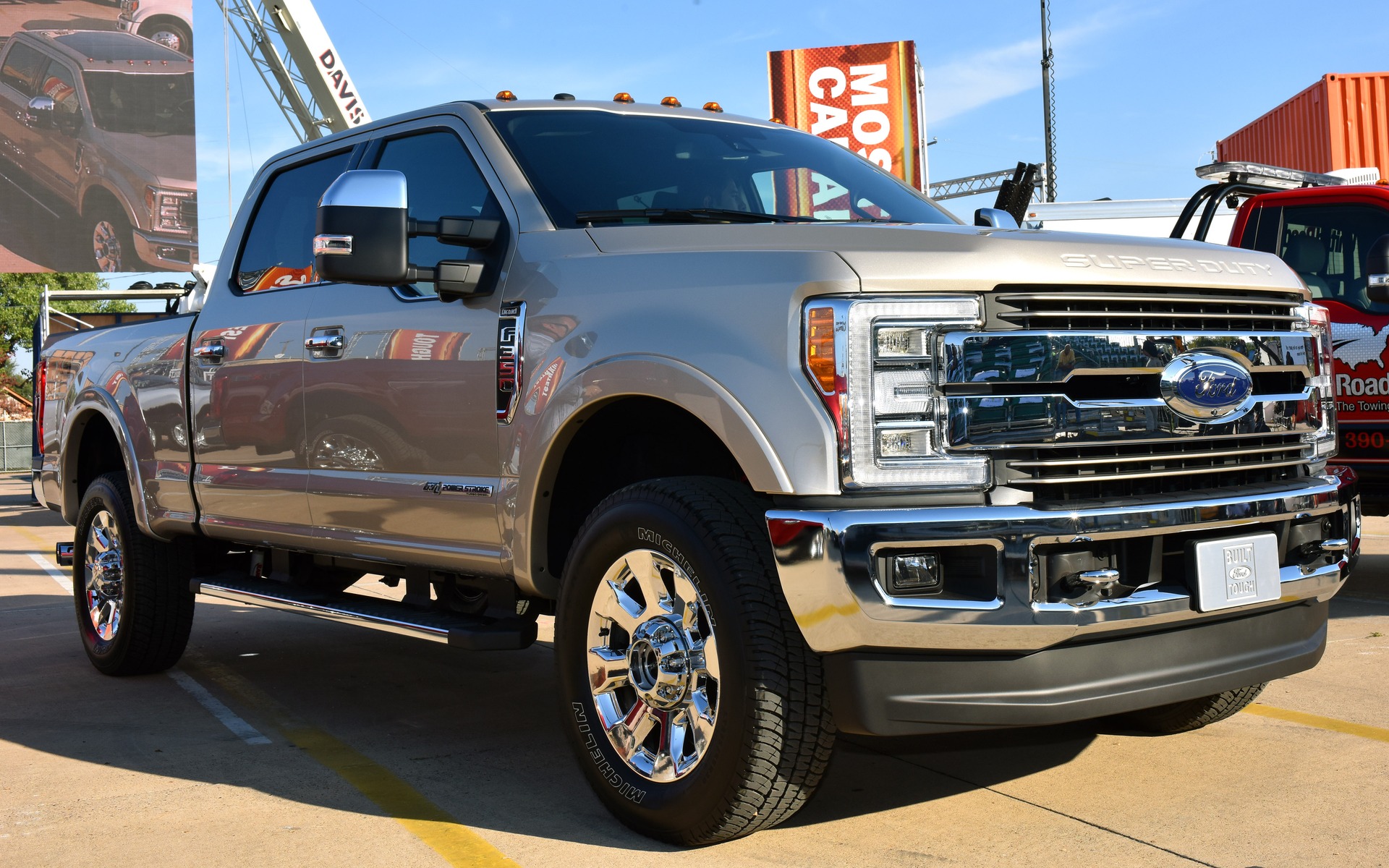 Front spoiler and inclined windshield improve airflow