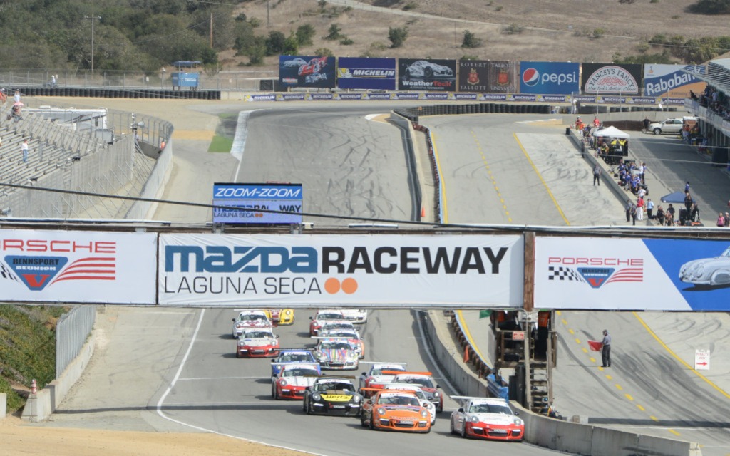 And we are racing at Laguna Seca !