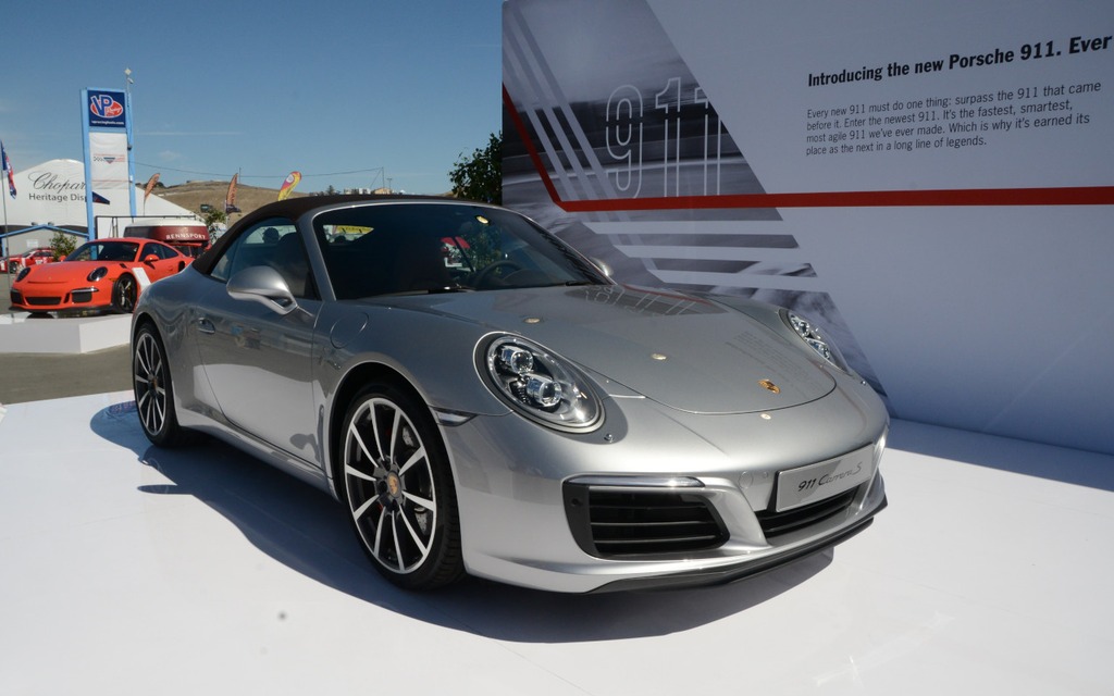 A new 911 was unveiled at Rennsport Reunion V.